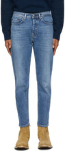 Acne Studios Blue Faded Slim Tapered Jeans - Studios d'acné Bleu Faded Slim Jeans effilés - 여드름 스튜디오 블루 퇴색 된 슬림 테이퍼 진 청바지