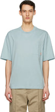 Acne Studios Blue Pocket T-Shirt - T-shirt de poche bleue Studios acné - 여드름 스튜디오 블루 포켓 티셔츠