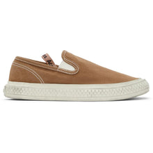 Acne Studios Brown Canvas Slip-On Sneakers - Sneakers en toile brun Studios Acne Studios - 여드름 스튜디오 브라운 캔버스 슬립 온 스니커즈