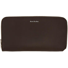 Acne Studios Brown Continental Wallet - Portefeuille continental marron Studios brun - Acne Studios Brown Continental Wallet