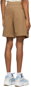 Acne Studios Brown Cotton Twill Shorts
