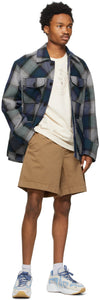 Acne Studios Brown Cotton Twill Shorts