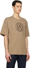 Acne Studios Brown Embroidered T-Shirt