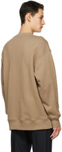 Acne Studios Brown Oversized Embroidered Sweatshirt