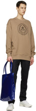 Acne Studios Brown Oversized Embroidered Sweatshirt