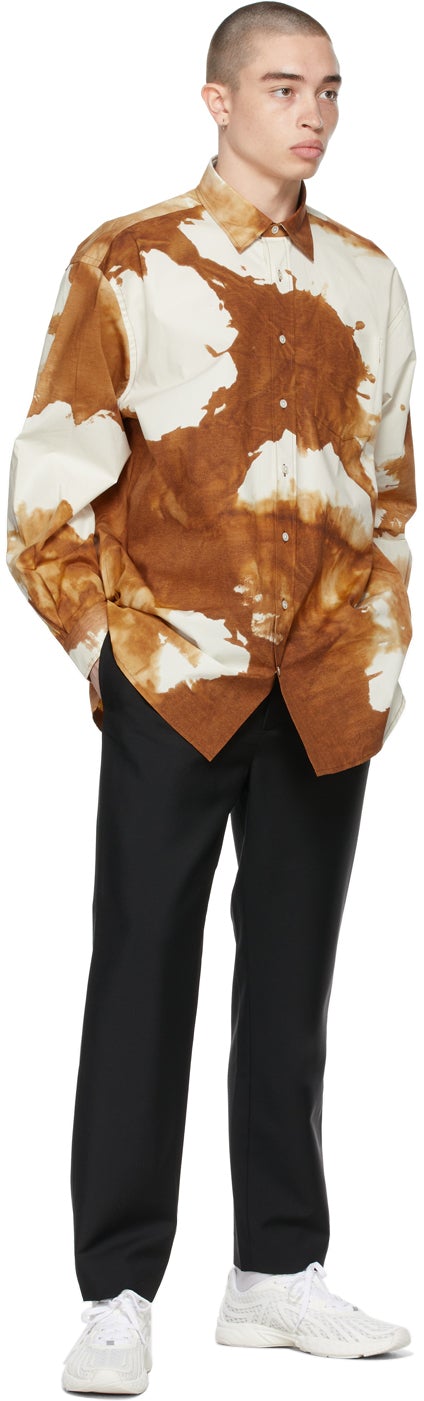 Acne Studios Brown Oversized Shirt