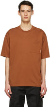 Acne Studios Brown Pocket T-Shirt - T-shirt de poche brun de Studios acné - 여드름 스튜디오 브라운 포켓 티셔츠