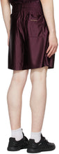 Acne Studios Burgundy Piping Shorts