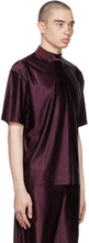Acne Studios Burgundy Piping T-Shirt