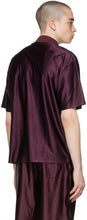 Acne Studios Burgundy Piping T-Shirt