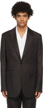Acne Studios Burgundy Wool Slim Suit Blazer - ACNE STUDIOS BLAZER SLIME SLIMING BLAZER - 여드름 스튜디오 부르고뉴 양모 슬림 슈트 블레이저