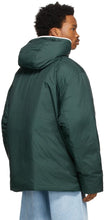 Acne Studios Green Down Hooded Jacket