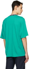 Acne Studios Green Jacquard Logo T-Shirt