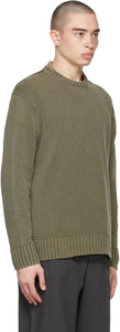 Acne Studios Green Knit Sweater