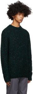 Acne Studios Green Pilled Melange Crewneck