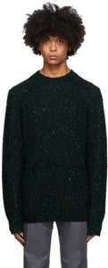 Acne Studios Green Pilled Melange Crewneck - Crewneck Melange Crewneck d'acné Studios Studios - 여드름 스튜디오 녹색 알약 멜란지 Crewneck.