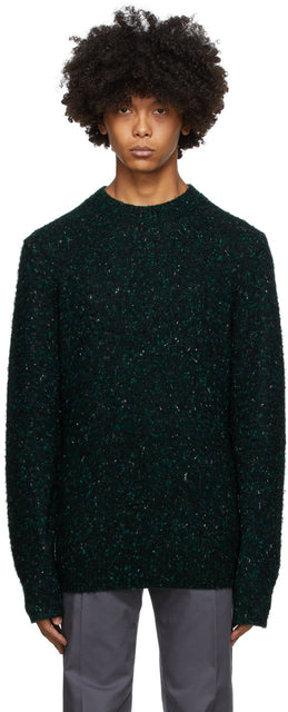 Acne Studios Green Pilled Melange Crewneck - Crewneck Melange Crewneck d'acné Studios Studios - 여드름 스튜디오 녹색 알약 멜란지 Crewneck.