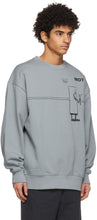 Acne Studios Grey Beni Bischof Edition 'MOTF' Sweatshirt