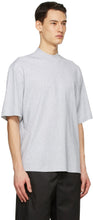 Acne Studios Grey Mock Neck T-Shirt