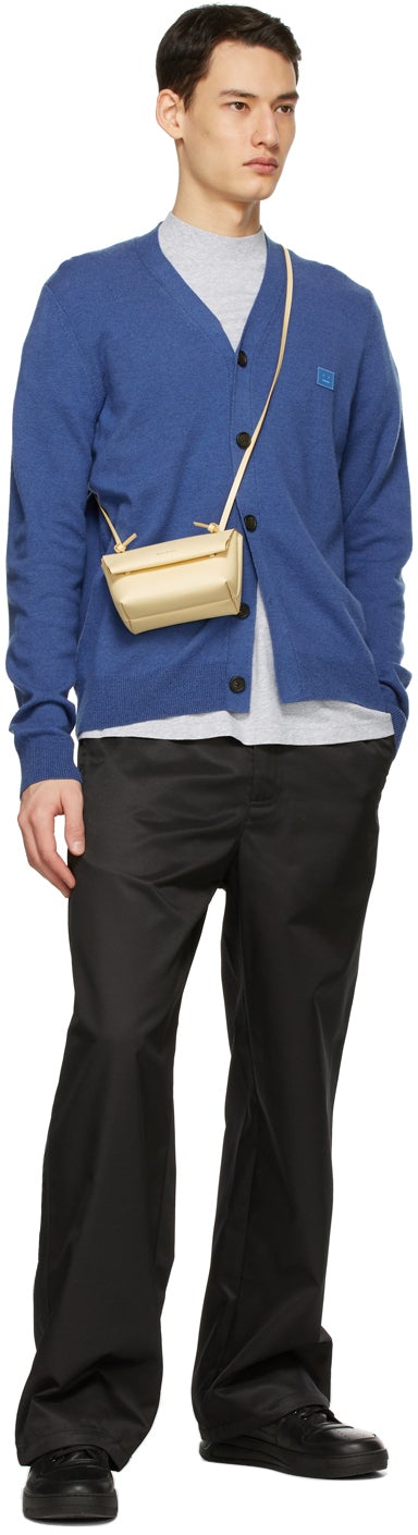 Acne Studios Grey Mock Neck T-Shirt