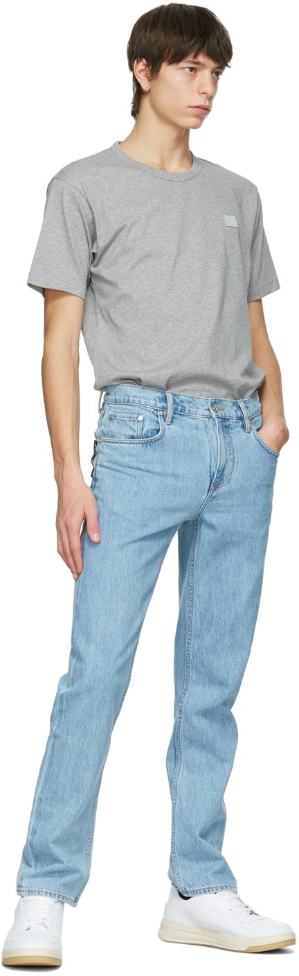 Acne Studios Grey Nash Patch T-Shirt