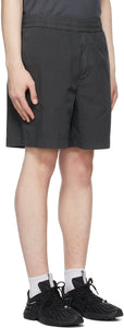 Acne Studios Grey Poplin Loose Shorts