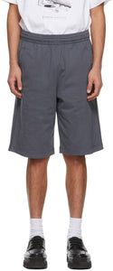 Acne Studios Grey Relaxed Shorts - Short décontracté gris de Studios d'acné - 여드름 스튜디오 회색 편안한 반바지