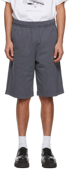 Acne Studios Grey Relaxed Shorts - Short décontracté gris de Studios d'acné - 여드름 스튜디오 회색 편안한 반바지