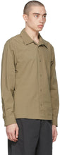 Acne Studios Khaki Boxy Cropped Shirt