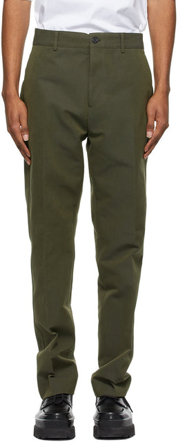 Acne Studios Khaki Suit Trousers - Pantalon costume de Khaki Studios Kaki - 여드름 스튜디오 카키 정장 바지