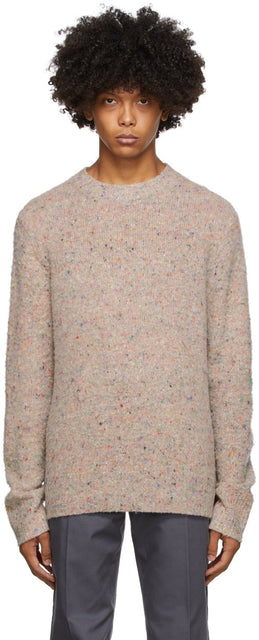 Acne Studios Multicolor Pilled Melange Crewneck - Crewneck Melange Melange d'acné Studios multicolore - Acne Studios Multicolor Melange Crewneck