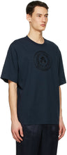 Acne Studios Navy Embroidered T-Shirt