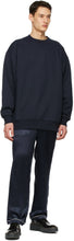 Acne Studios Navy Pink Label Sweatshirt