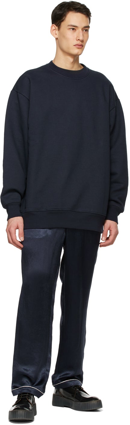 Acne Studios Navy Pink Label Sweatshirt