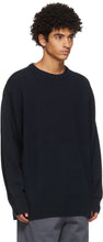 Acne Studios Navy Recycled Cashmere Sweater