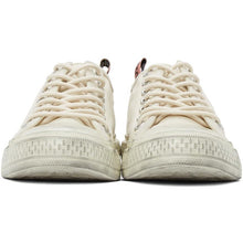 Acne Studios Off-White Canvas Low-Top Sneakers