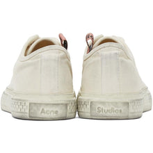 Acne Studios Off-White Canvas Low-Top Sneakers