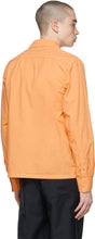 Acne Studios Orange Boxy Cropped Shirt