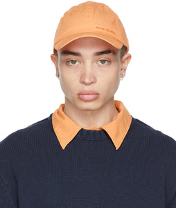 Acne Studios Orange Logo Baseball Cap - Acné studios orange logo bouchon de baseball - 여드름 스튜디오 오렌지 로고 야구 모자