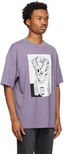 Acne Studios Purple Graphic T-Shirt