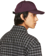 Acne Studios Purple Nylon Logo Cap