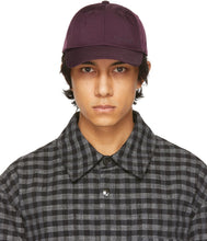 Acne Studios Purple Nylon Logo Cap - Casquette de logo en nylon violet Studios pourpre - 여드름 스튜디오 퍼플 나일론 로고 캡