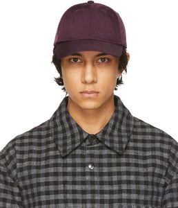 Acne Studios Purple Nylon Logo Cap - Casquette de logo en nylon violet Studios pourpre - 여드름 스튜디오 퍼플 나일론 로고 캡