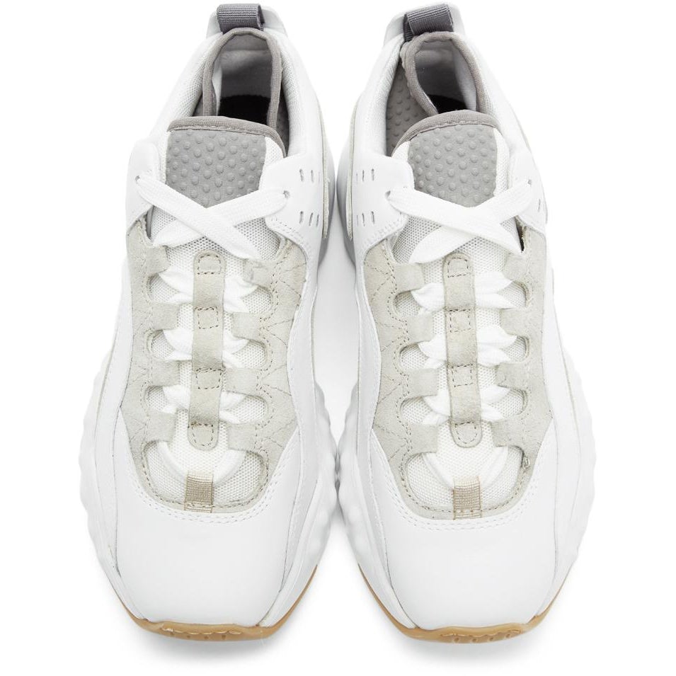 Acne Studios SSENSE Exclusive White Nappa Manhattan Sneakers