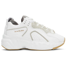 Acne Studios SSENSE Exclusive White Nappa Manhattan Sneakers - Acné studios ssense exclusive blanche nappa manhattan baskets - Acne Studios Ssense 독점적 인 화이트 Nappa Manhattan Sneakers.