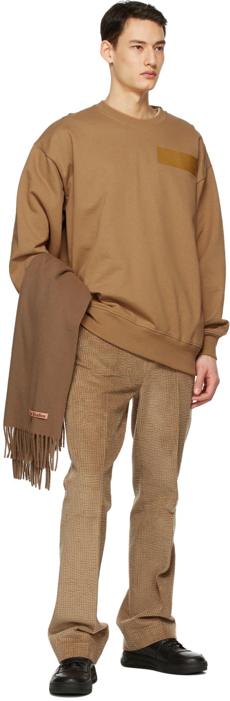Acne Studios Tan Dizonord Edition Oversized Sweatshirt