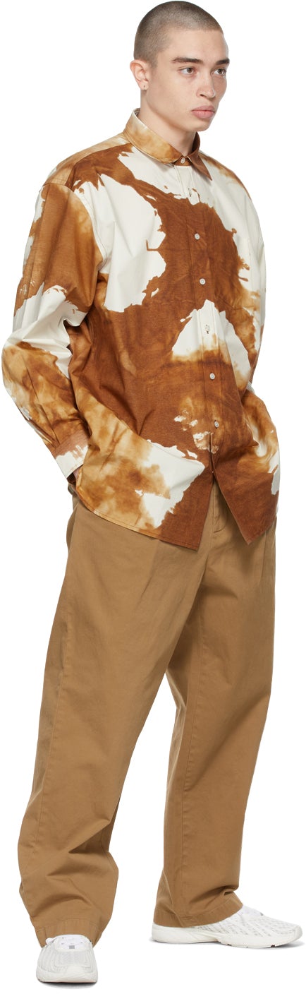 Acne Studios Tan Wide-Leg Trousers