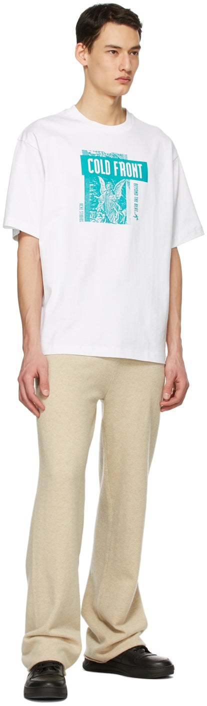 Acne Studios White Dizonord Edition 'Cold Front' T-Shirt