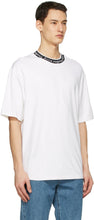 Acne Studios White Jacquard Logo T-Shirt