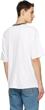 Acne Studios White Jacquard Logo T-Shirt